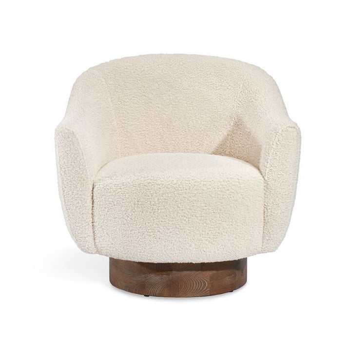 Simone Swivel Chair - Shearling