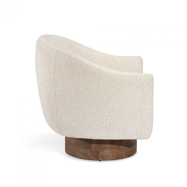 Simone Swivel Chair - Shearling
