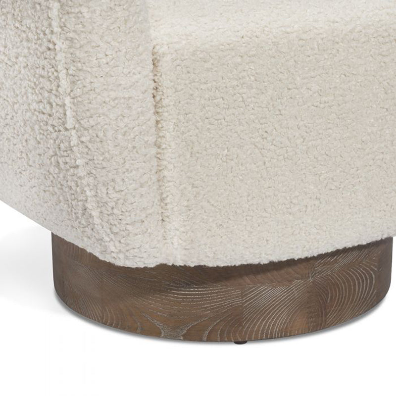 Simone Swivel Chair - Shearling