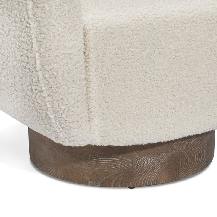 Simone Swivel Chair - Shearling