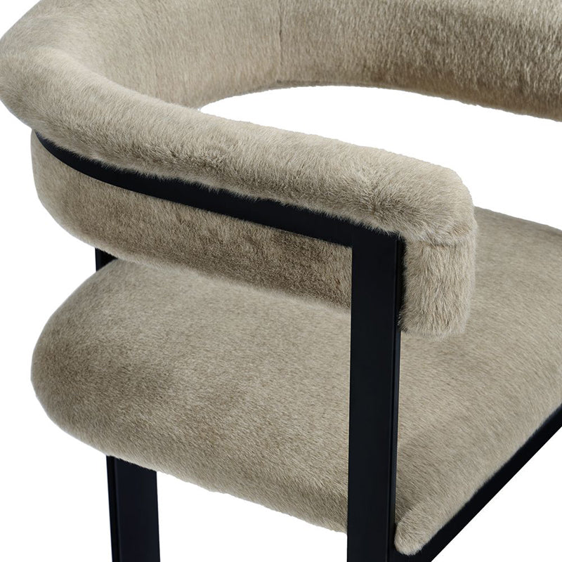 Darcy Dining Chair - Black/ Fawn