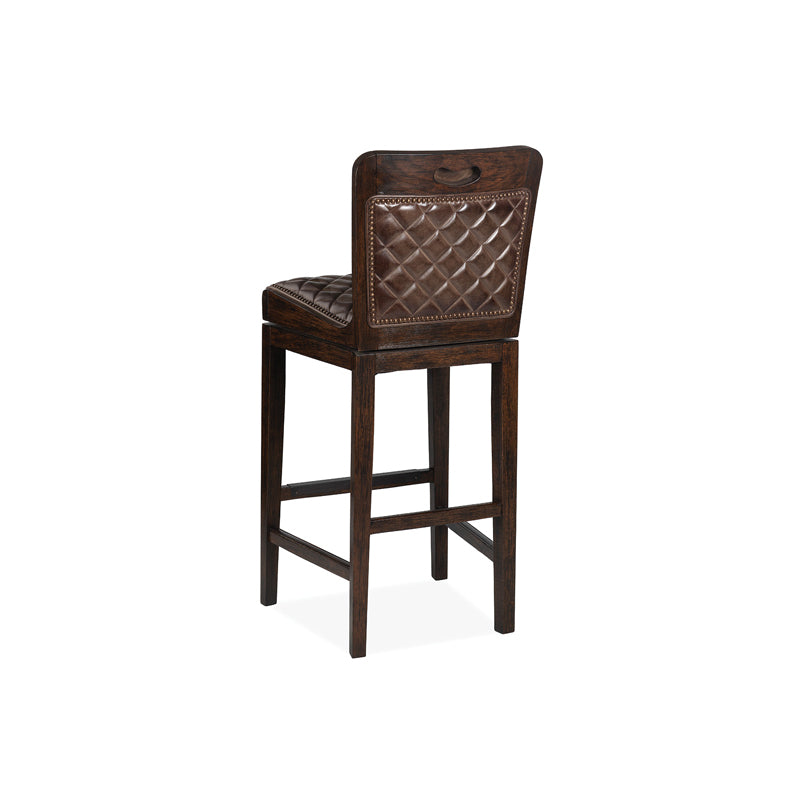 Mirad Quilted Swivel Bar Stool