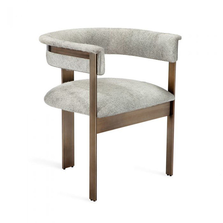 Darcy Hide Chair - Bronze