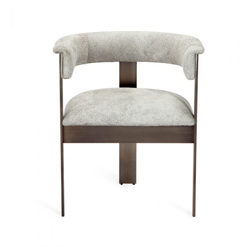 Darcy Hide Chair - Bronze
