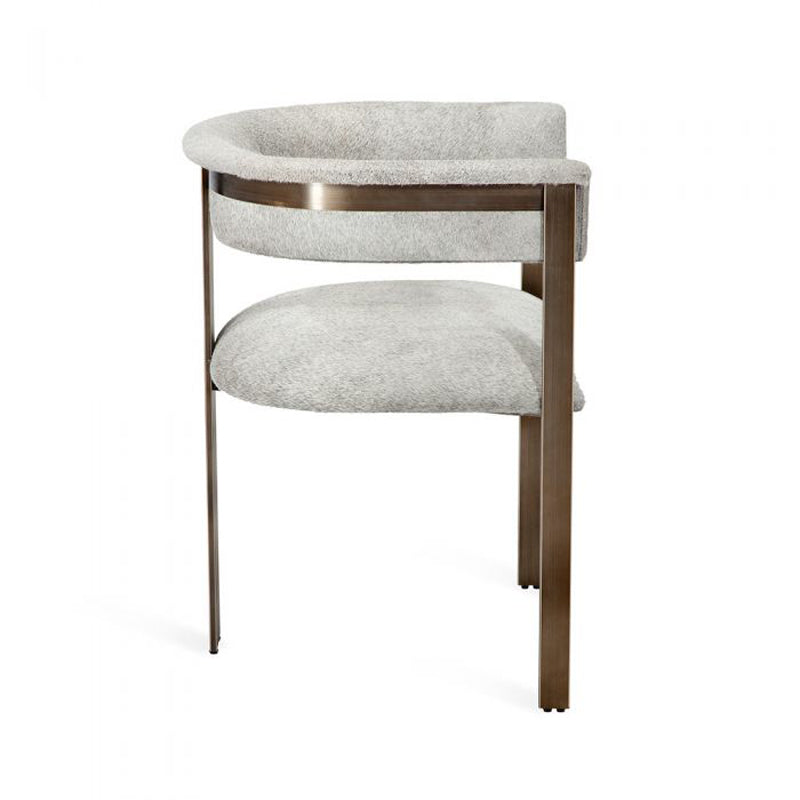 Darcy Hide Chair - Bronze