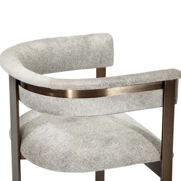 Darcy Hide Chair - Bronze