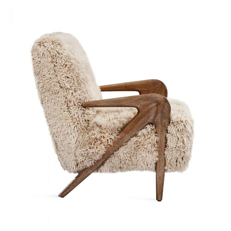 Angelica Lounge Chair - Morel Taupe