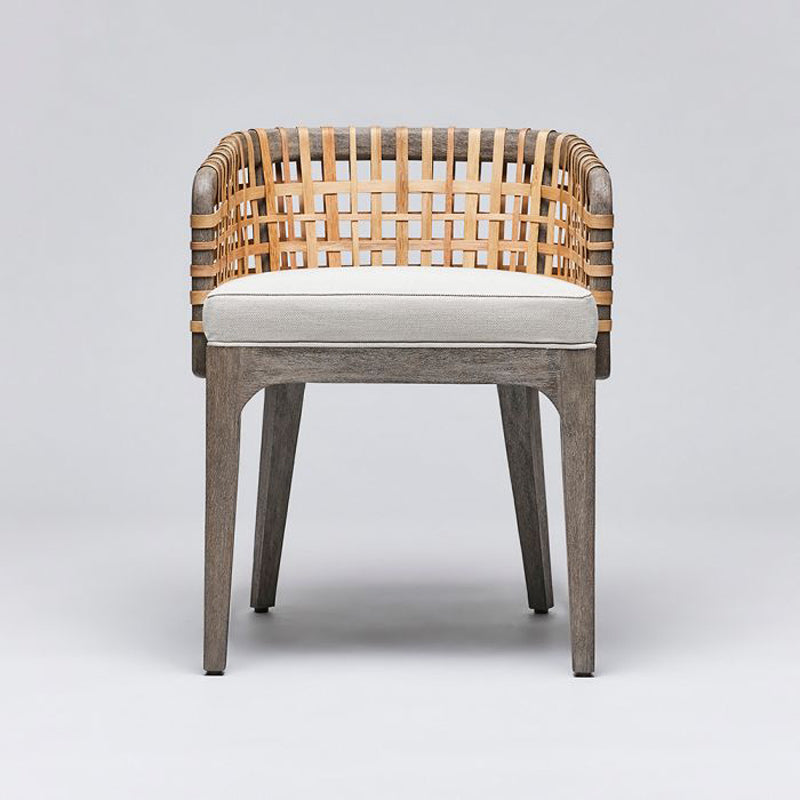 Palms Arm Chair - Grey Ceruse