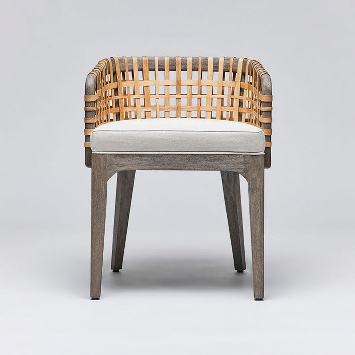 Palms Arm Chair - Grey Ceruse