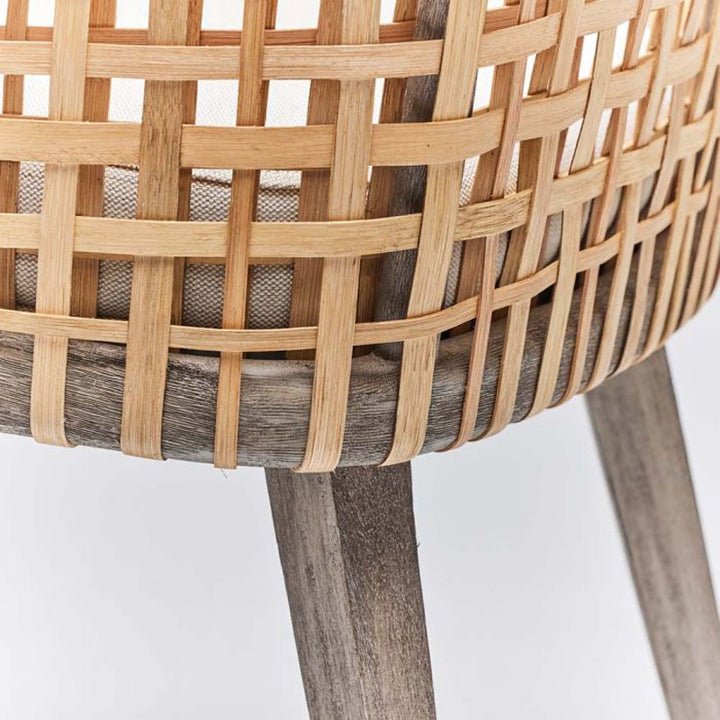 Palms Arm Chair - Grey Ceruse