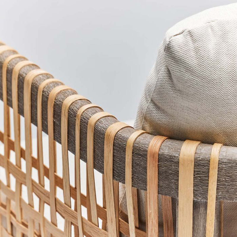 Palms Lounge Chair - Grey Ceruse