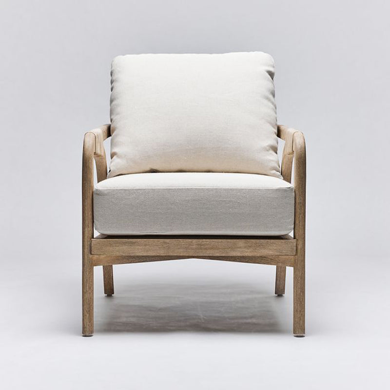 Delray Lounge Chair - White Ceruse