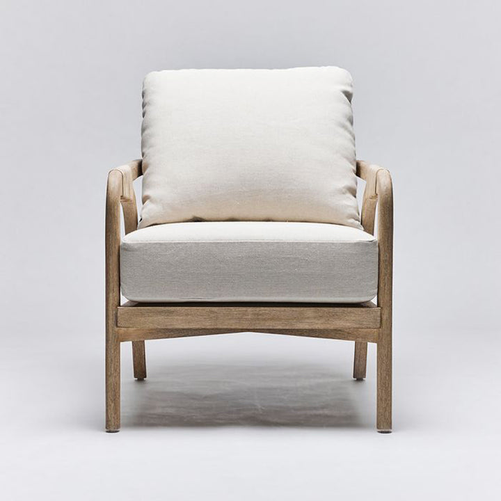 Delray Lounge Chair - White Ceruse
