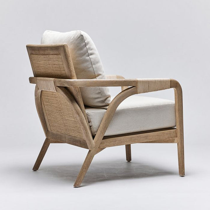 Delray Lounge Chair - White Ceruse