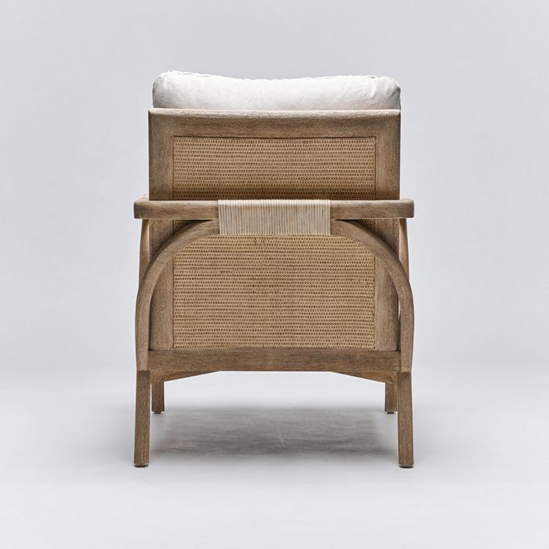Delray Lounge Chair - White Ceruse