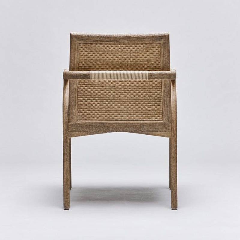 Delray Arm Chair - White Ceruse