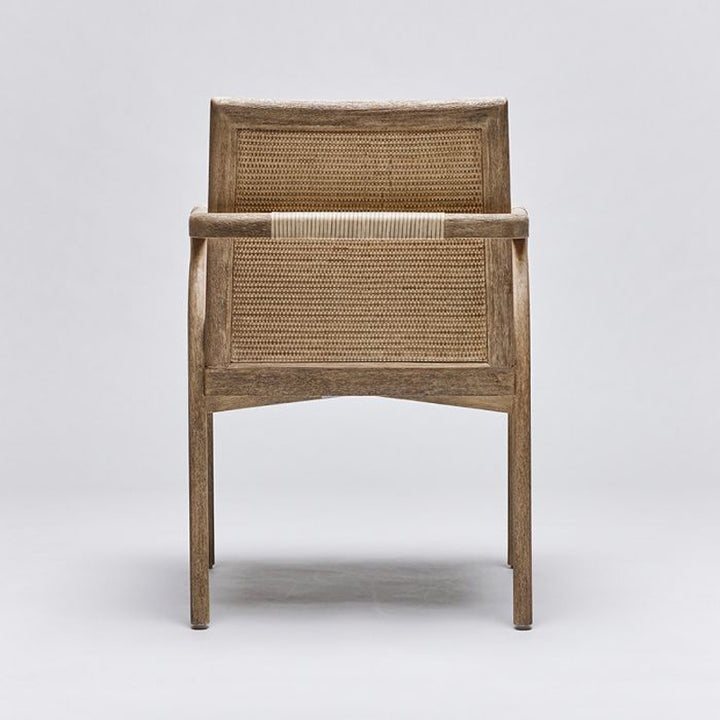 Delray Arm Chair - White Ceruse