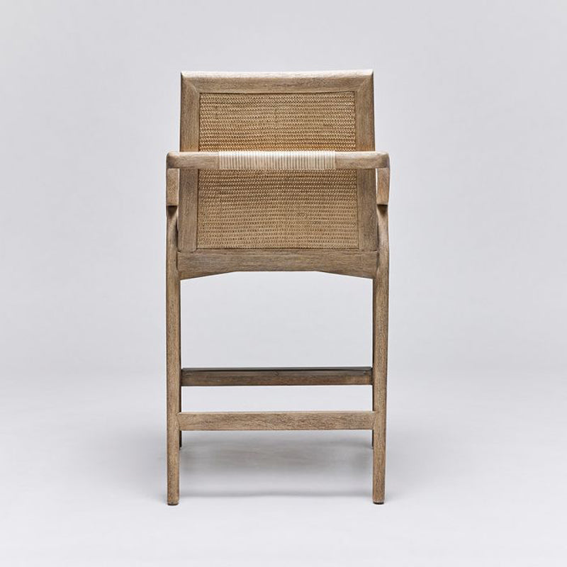 Delray Counter Stool - White Ceruse