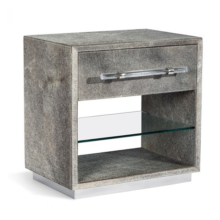 Cassian Bedside Chest - Black/ Brass