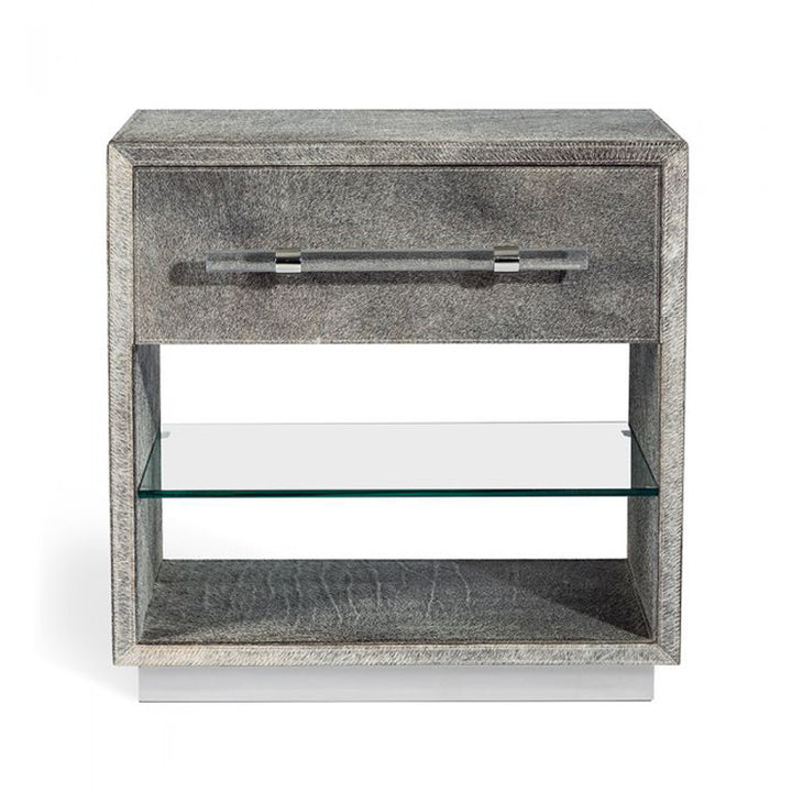 Cassian Bedside Chest - Black/ Brass