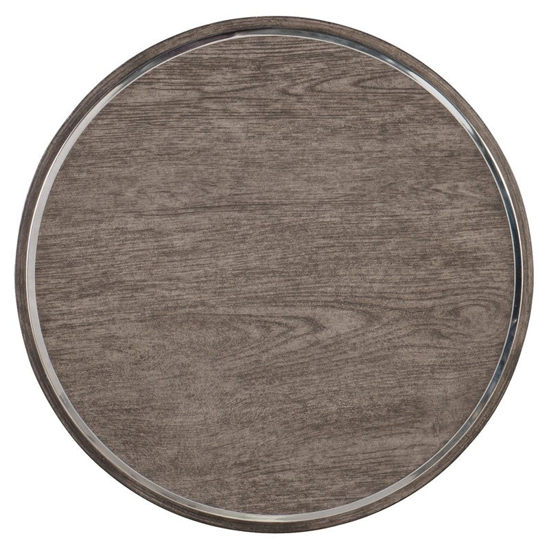 Melange - Storia Round End Table
