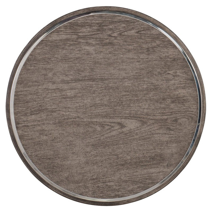 Melange - Storia Round End Table
