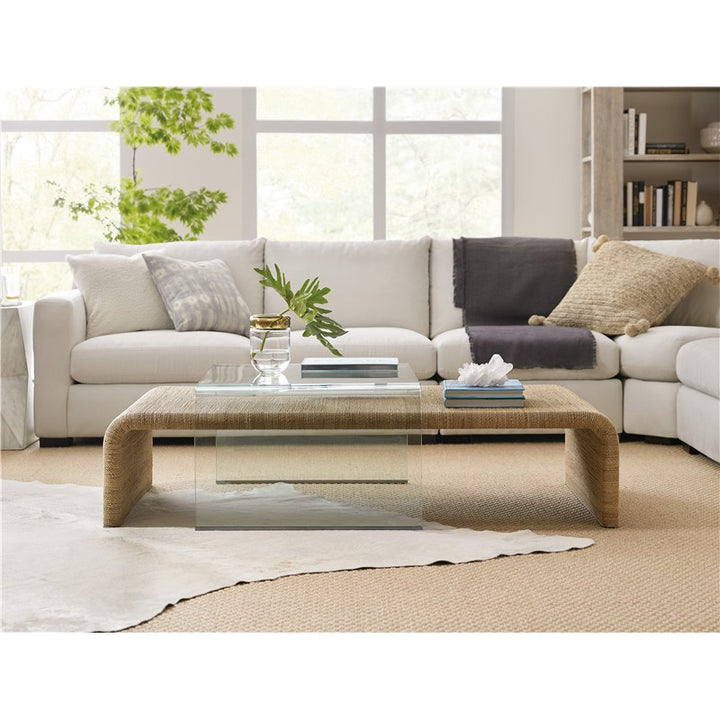 American Life Amani - Rope And Glass Cocktail Table