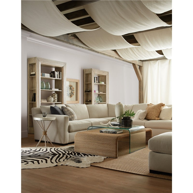 American Life Amani - Rope And Glass Cocktail Table