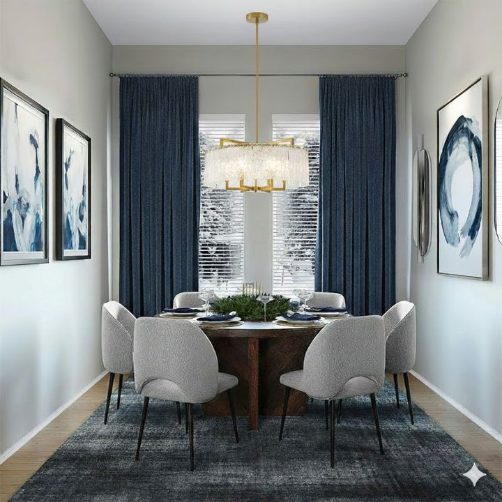ZP137C24BR Six Light Chandelier