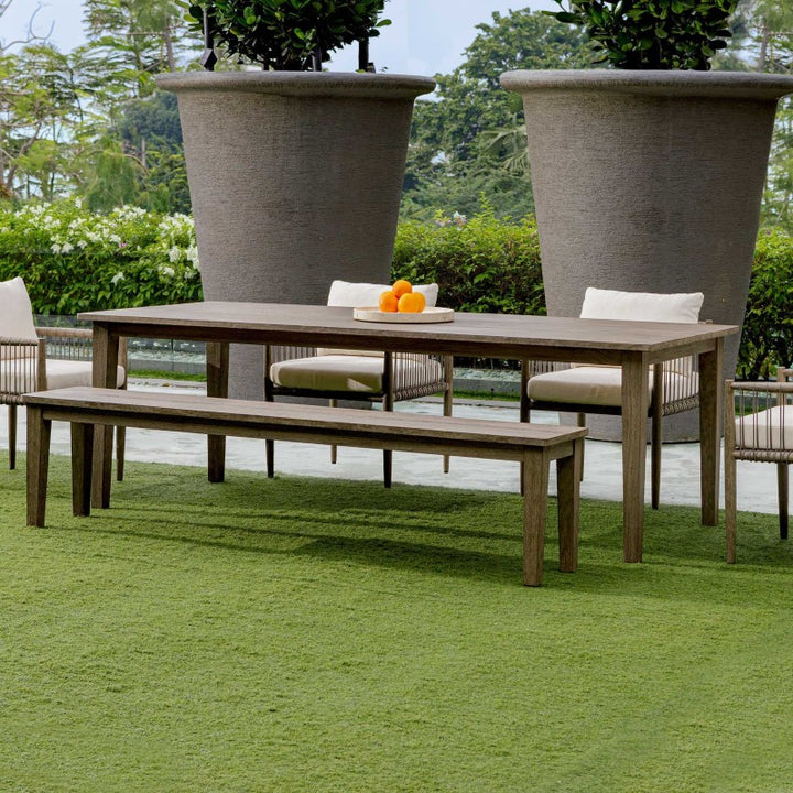 Travessa - Outdoor Round Stone Tray - White