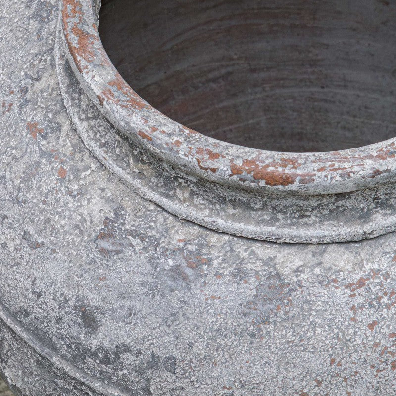 Echoes Of Time - Concrete Outdoor Planter - Dark Gray