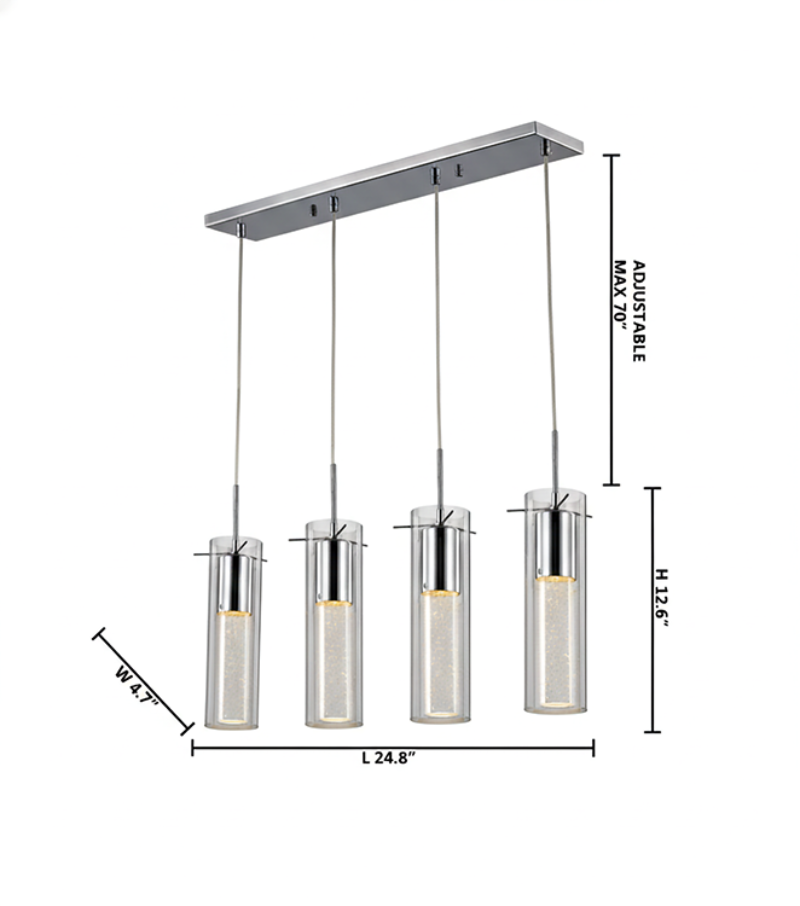 ZP24 Four Light Chandelier