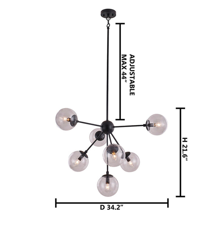 ZP184C34B Six Light Chandelier