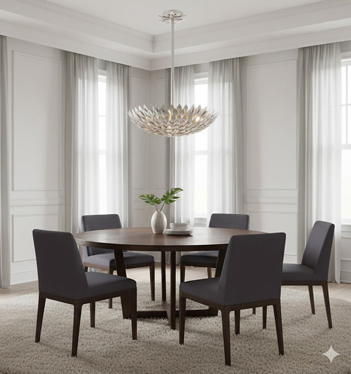 YS40991-3PB-S Four Light Chandelier