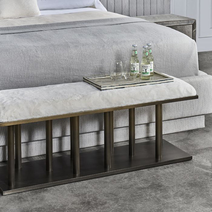 Celeste Bench - Ivory