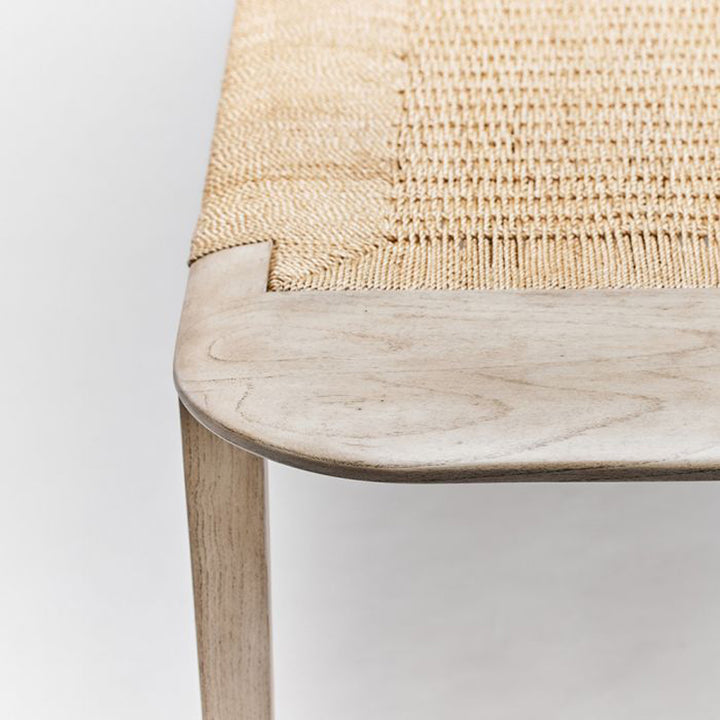 Juno Bench - Washed White