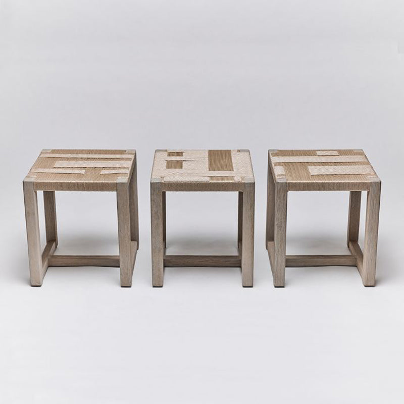 Venice Square Stools - Champagne