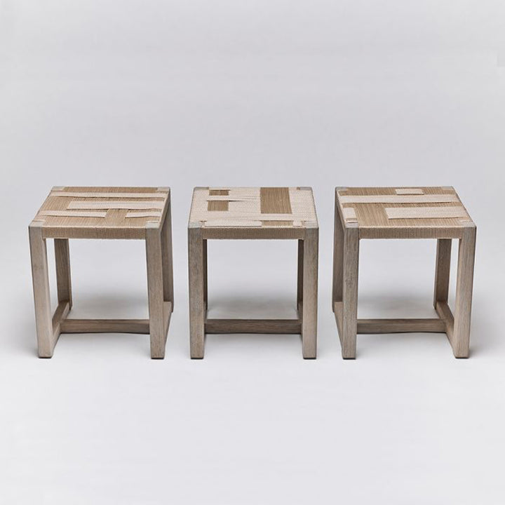 Venice Square Stools - Champagne