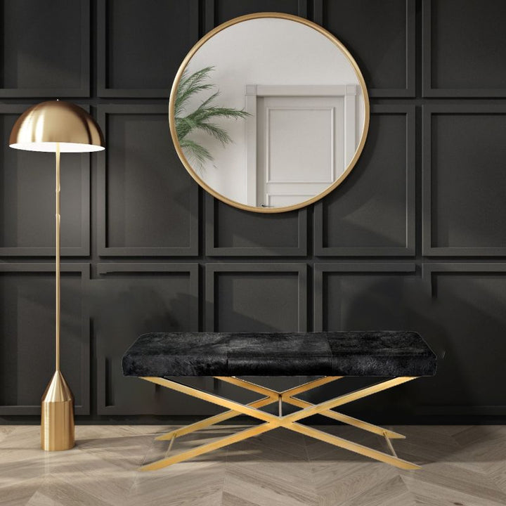1297BE GD BLK Bench