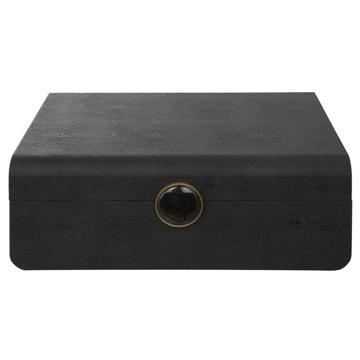 Lalique - Shagreen Box - Black