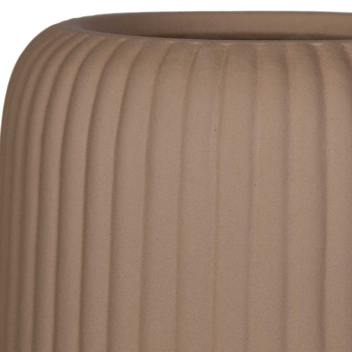 Ridge - Vases (Set of 2) - Light Brown