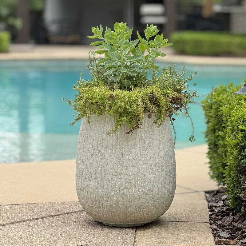 Rustic Ridge - Outdoor Planter - Off-White