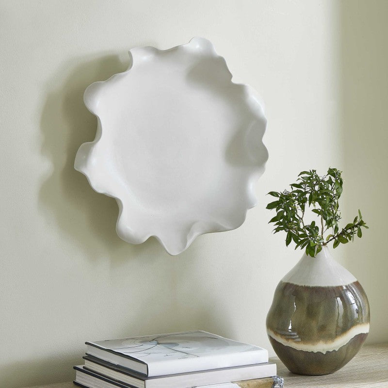 Wave Crest - Outdoor Bowl - White