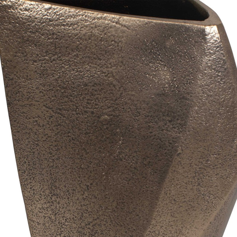 Geoform - Indoor-Outdoor Vases (Set of 2) - Brass