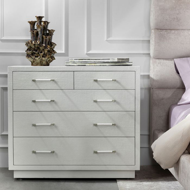 Taylor 5 Drawer Chest - White