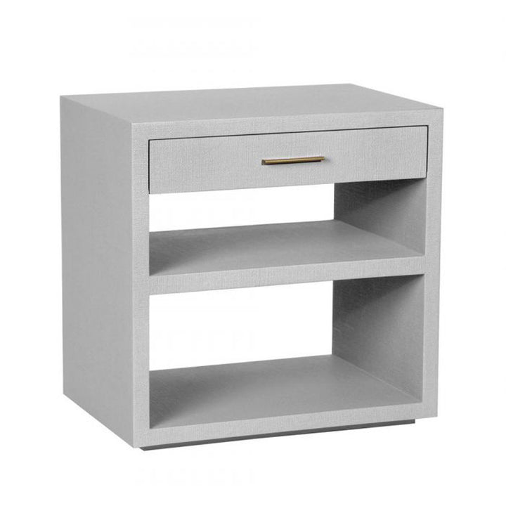 Livia Bedside Chest - Light Grey