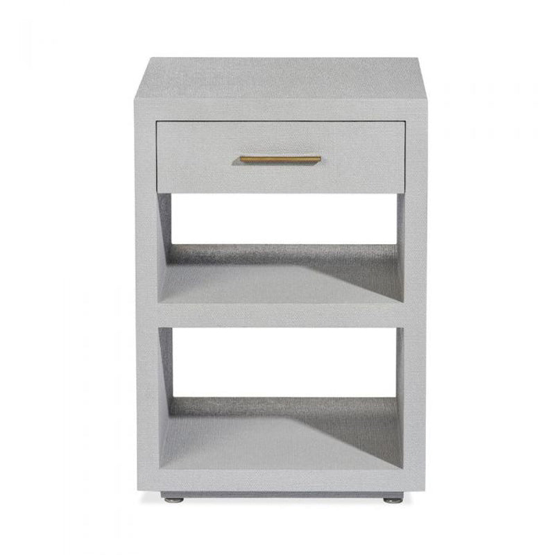 Livia Small Bedside Chest - Light Grey