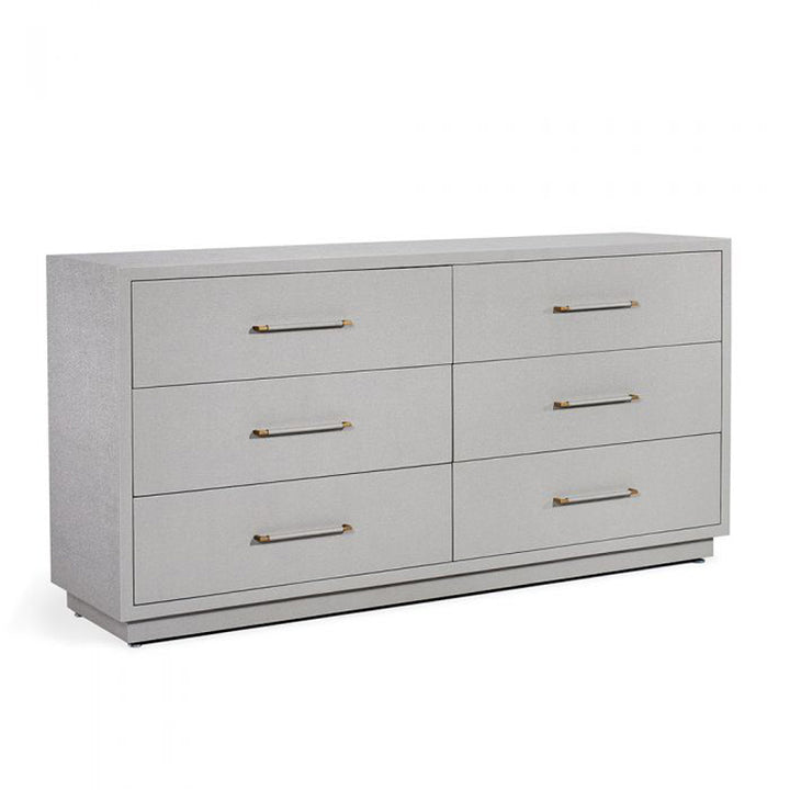 Taylor 6 Drawer Chest - Light Grey