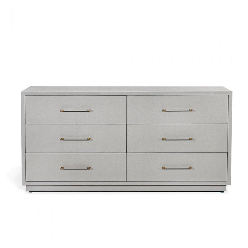 Taylor 6 Drawer Chest - Light Grey
