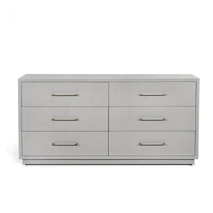 Taylor 6 Drawer Chest - Light Grey